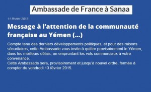 Alerte Yemen 001