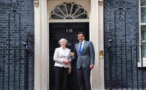 Photo QNA - L'émir Tamim rencontre Theresa May