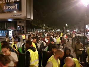 Distribution de repas gratuit. Générosité des adhérents du CUP 