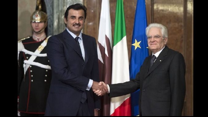 Tamim al Thani et SErgio Mattarella