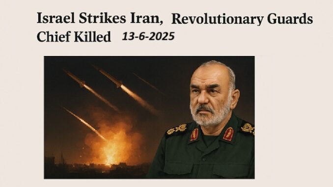 Israel contre l'Iran 13 juin 2025