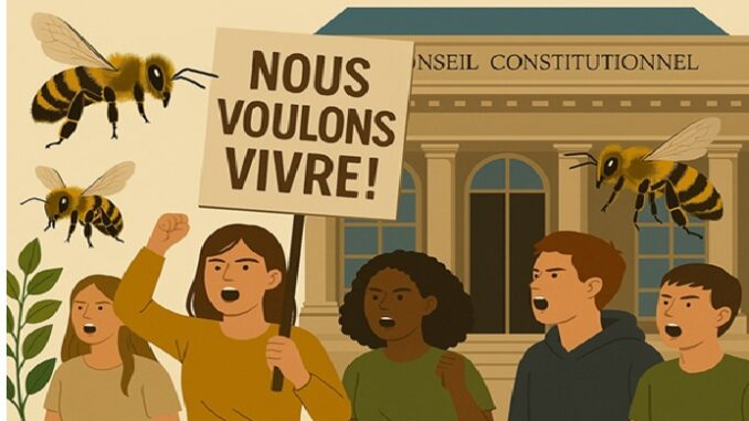 Nous voulons vivre jeunes et abeilles même combat