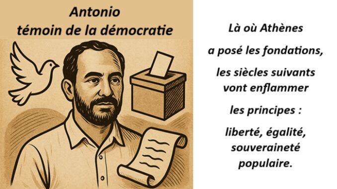 Antonio temoin de la democratie 100